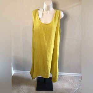 Yia Signoria linen dress size XL NWT